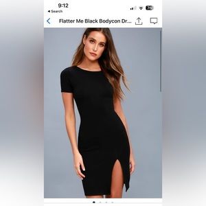 Lulus flatter me bodycon dress